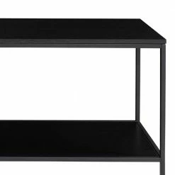 100x45x36 Cm Regal TV Tisch In Schwarz - Mapsy 11 100x45x36 Cm Regal TV Tisch In Schwarz - Mapsy -Lana Sales 100x45x36 cm regal tv tisch in schwarz aus holzwerkstoff stahl mapsy 04