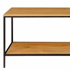 100x45x36 Offenes Regal Mit Zwei Ablageböden - Andaman -Lana Sales 100x45x36 offenes regal mit zwei ablageboeden in eiche optik schwarz andaman 03