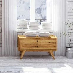 100x61x50 Midcentury Holzkommode Aus Wildeiche - Hardus -Lana Sales 100x61x50 midcentury holzkommode aus wildeiche geoelt mit metallgriffen hardus 02