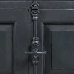 100x70x40 TV Kommode In Schwarz & Teak - Niovan 13 100x70x40 TV Kommode In Schwarz & Teak - Niovan -Lana Sales 100x70x40 tv kommode in schwarz teak 2 tuerig niovan 05