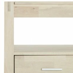 102x55x45 TV Lowboard In Eiche Bianco - Neclos -Lana Sales 102x55x45 tv lowboard in eiche bianco geseift teilmassiv neclos 03