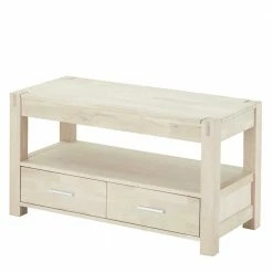 102x55x45 TV Lowboard In Eiche Bianco - Neclos