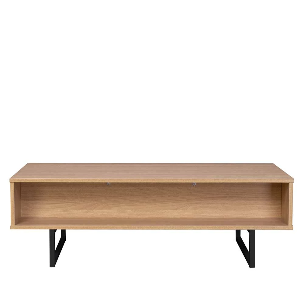 110x55x38 Offenes Lowboard Regal In Eiche - Brausca 5 110x55x38 Offenes Lowboard Regal In Eiche - Brausca – Bild 3