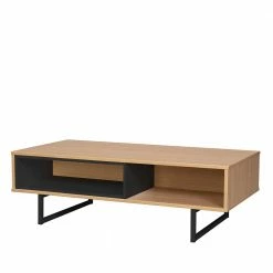 110x55x38 Offenes Lowboard Regal In Eiche - Brausca