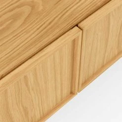 112x51x42 2-türiges TV Lowboard In Eiche - Ravilon -Lana Sales 112x51x42 2 tueriges tv lowboard in eiche furnier mit buegelgestell ravilon 04