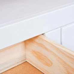 118x45x39 Landhaus TV Board In Weiß - Rosanna -Lana Sales 118x45x39 landhaus tv board in weiss aus kiefer massivholz rosanna 03