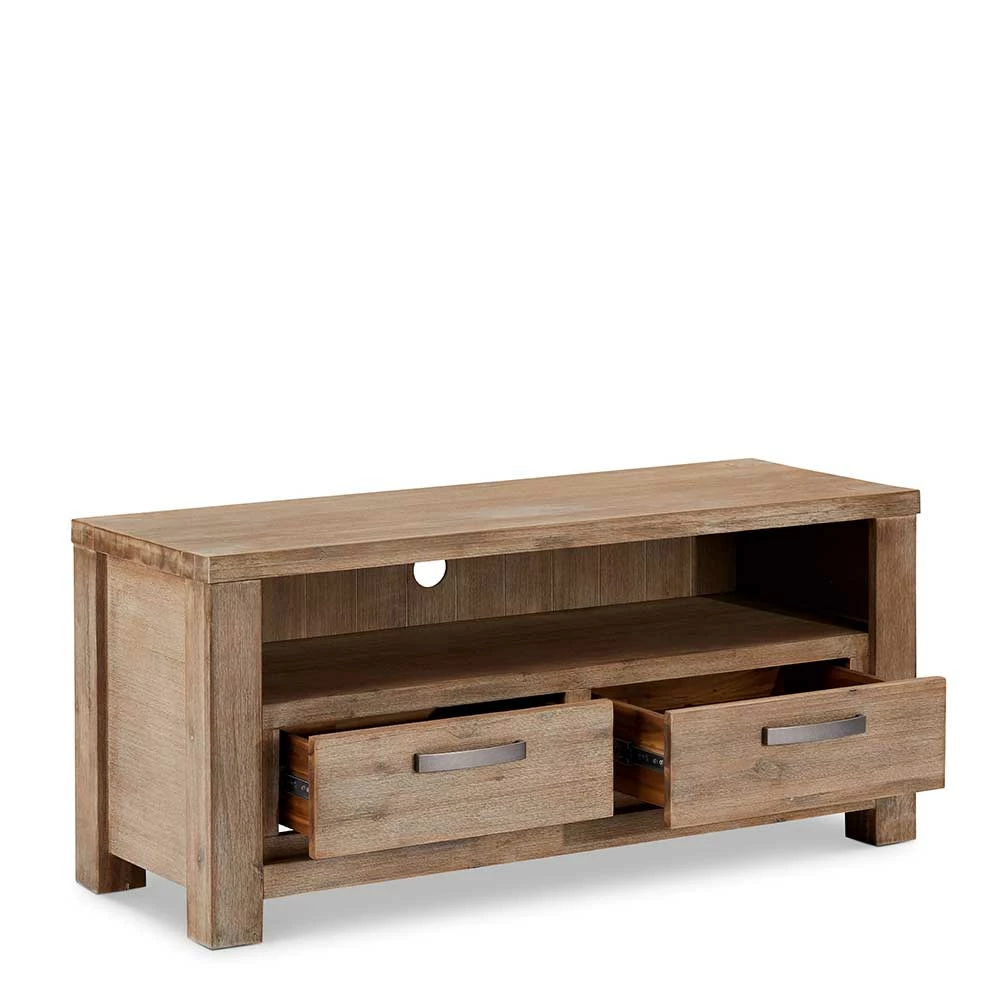 120 Cm TV Board In Akazie Teilmassiv - Nurelia 5 120 Cm TV Board In Akazie Teilmassiv - Nurelia – Bild 3