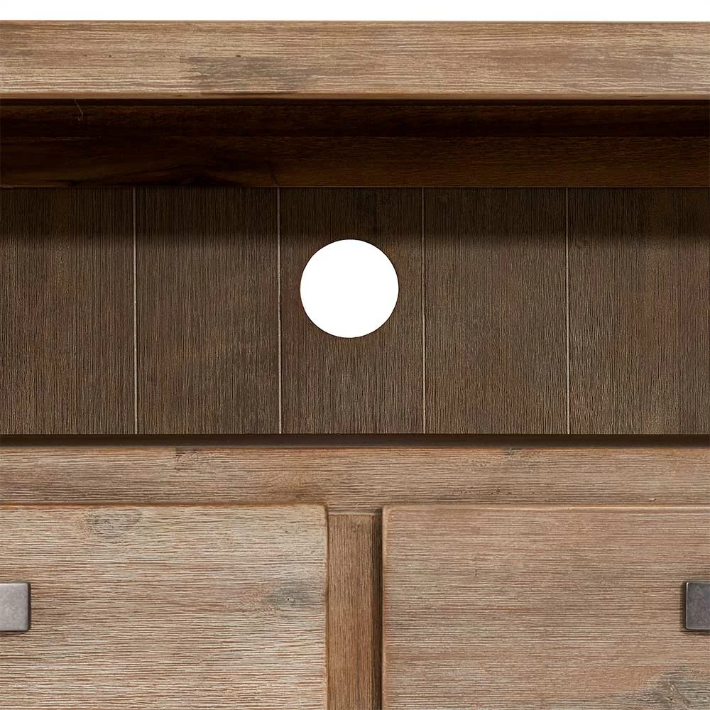 120 Cm TV Board In Akazie Teilmassiv - Nurelia 7 120 Cm TV Board In Akazie Teilmassiv - Nurelia – Bild 5