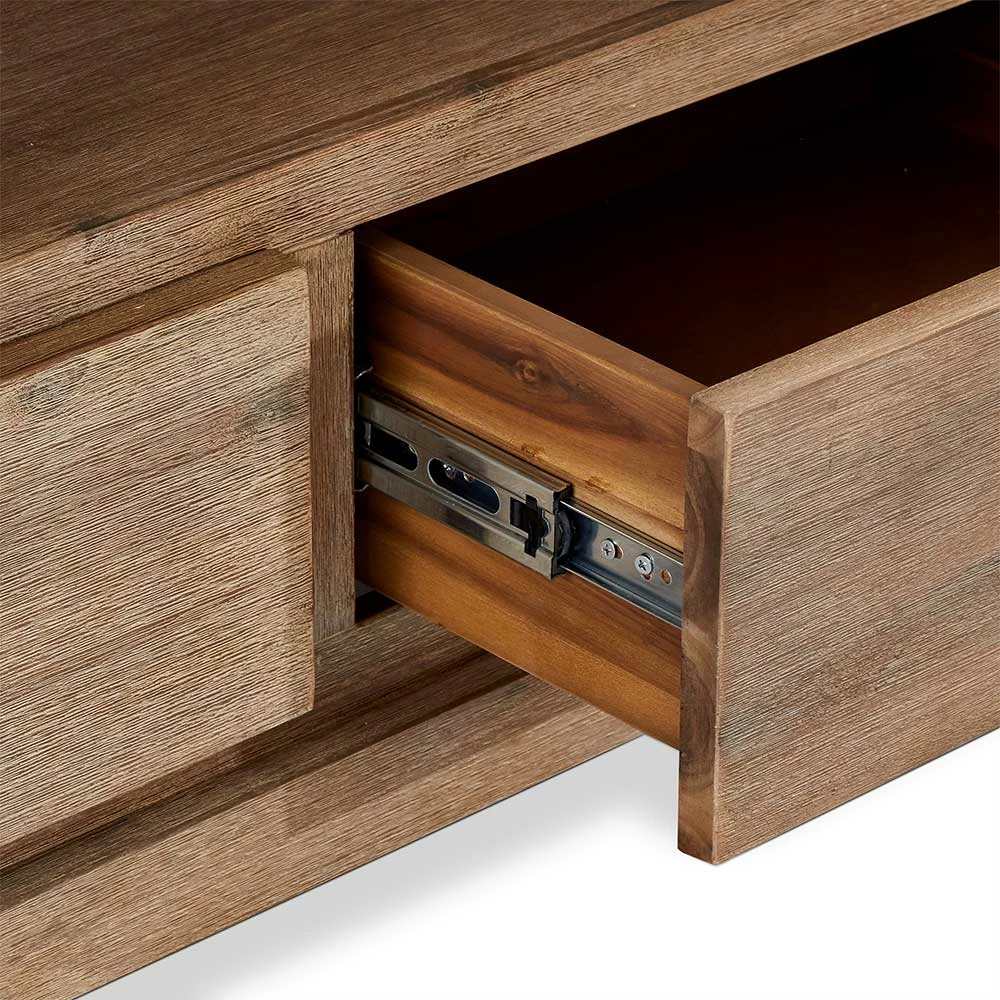 120 Cm TV Board In Akazie Teilmassiv - Nurelia 8 120 Cm TV Board In Akazie Teilmassiv - Nurelia – Bild 6