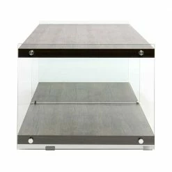 120 Cm TV Element In Nussbaum & Transparent - Tomima -Lana Sales 120 cm tv element in nussbaum transparent aus mdf glas tomima 03