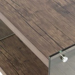 120 Cm TV Element In Nussbaum & Transparent - Tomima -Lana Sales 120 cm tv element in nussbaum transparent aus mdf glas tomima 04