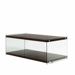 120 Cm TV Element In Nussbaum & Transparent - Tomima