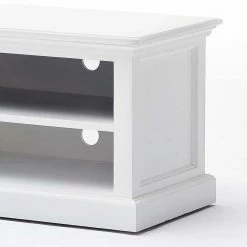 120cm Breiter Fernsehtisch Venzeno In Weiß -Lana Sales 120cm breiter fernsehtisch in weiss landhaus venzeno 04