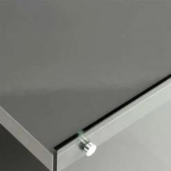 120cm TV Board In Hochglanz Grau - Verez -Lana Sales 120cm tv board in hochglanz grau und transparent glas verez 04