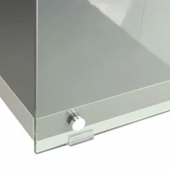 120cm TV Board In Hochglanz Grau - Verez -Lana Sales 120cm tv board in hochglanz grau und transparent glas verez 05
