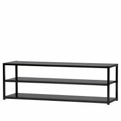 120x40x35 Cm TV Tisch In Metall Schwarz - Casa