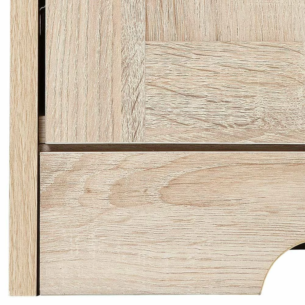 120x45x40 Landhaus TV Element In Eiche Holzdekor - Rienva 6 120x45x40 Landhaus TV Element In Eiche Holzdekor - Rienva – Bild 4