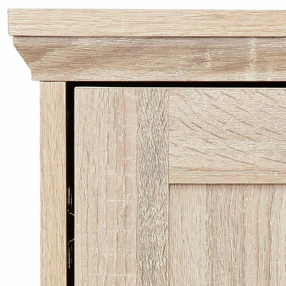 120x45x40 Landhaus TV Element In Eiche Holzdekor - Rienva 7 120x45x40 Landhaus TV Element In Eiche Holzdekor - Rienva – Bild 5