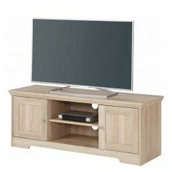 120x45x40 Landhaus TV Element In Eiche Holzdekor - Rienva