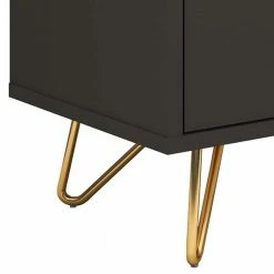 120x45x40 Niedrige Kommode Mit Klappe & Schublade - Tascam -Lana Sales 120x45x40 niedrige kommode mit klappe schublade in anthrazit gold tascam 04