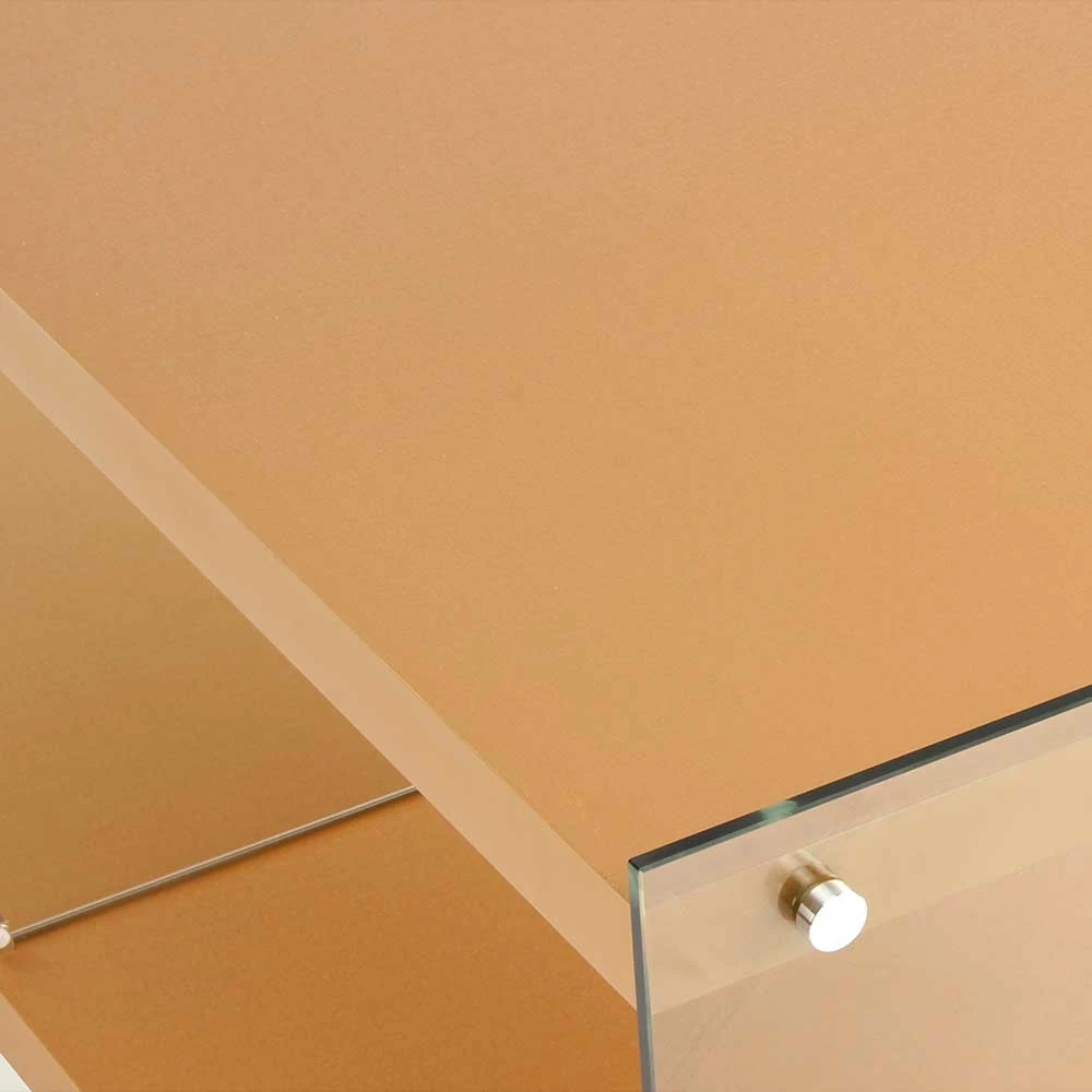 120x45x60 TV Board In Gold & Durchsichtig - Monic 7 120x45x60 TV Board In Gold & Durchsichtig - Monic – Bild 5
