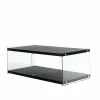 120x45x60 TV Regal In Schwarz Lackiert - Voreno