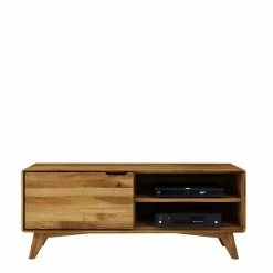 120x48x40 Cm Wildeiche TV Element Mit Tür - Eavy