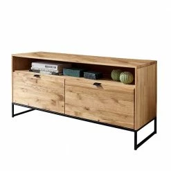 120x57x40 TV Unterschrank Aus Massiver Wildeiche - Varzado