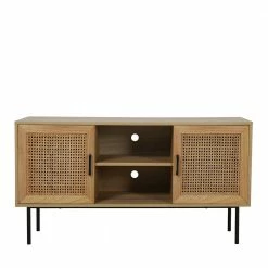 120x63x39 TV Lowboard Mit Wiener Geflecht Türen - Esholda 11 120x63x39 TV Lowboard Mit Wiener Geflecht Türen - Esholda -Lana Sales 120x63x39 tv lowboard mit wiener geflecht tueren in natur mit schwarz esholda 03