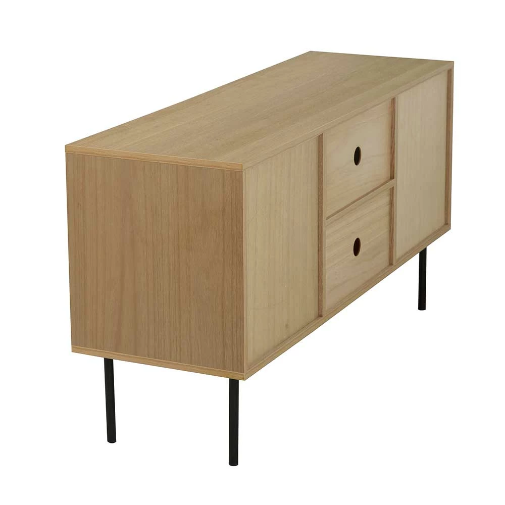 120x63x39 TV Lowboard Mit Wiener Geflecht Türen - Esholda 8 120x63x39 TV Lowboard Mit Wiener Geflecht Türen - Esholda – Bild 6