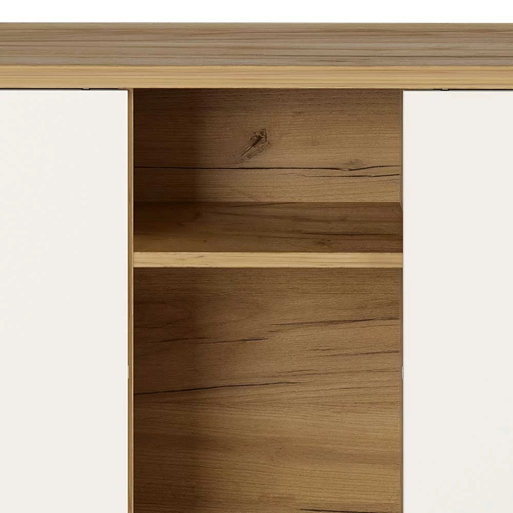 120x64x40 Büro Kommode Mit 2 Türen & 4 Fächern - Esinan 7 120x64x40 Büro Kommode Mit 2 Türen & 4 Fächern - Esinan – Bild 5