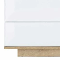 121x66x41 TV Element In Weiß Hochglänzend - Colobro -Lana Sales 121x66x41 tv element in weiss hochglaenzend eiche dekor colobro 04