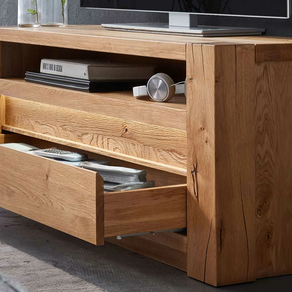 123x53x40 TV Bank Mit Einer Schublade & Fach - Aconlean 7 123x53x40 TV Bank Mit Einer Schublade & Fach - Aconlean – Bild 5