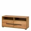 123x53x42 TV Unterschrank In Eiche - Sennya -Lana Sales 123x53x42 tv unterschrank in eiche mit zwei schubladen faechern sennya f