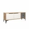 124x51x38 TV Unterschrank Modern - Aretica -Lana Sales 124x51x38 tv unterschrank modern in weiss grau eiche optik aretica f