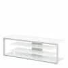 130x42x40 TV Element Aus Glas Aus Stahl - Oxeda 2 130x42x40 TV Element Aus Glas Aus Stahl - Oxeda -Lana Sales 130x42x40 tv element aus glas aus stahl in weiss grau oxeda f