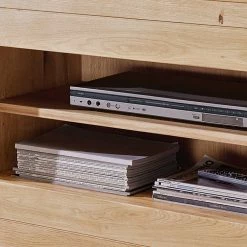 130x62x46 Cm TV Board Aus Wildeiche Hell - Emigoa -Lana Sales 130x62x46 cm tv board aus wildeiche hell geoelt 1 tuerig emigoa 04