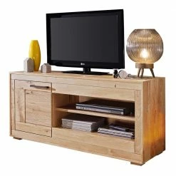 130x62x46 Cm TV Board Aus Wildeiche Hell - Emigoa