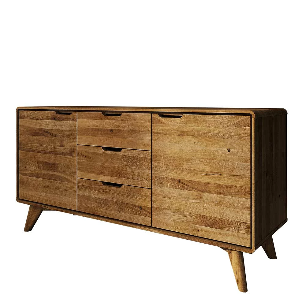 134x63x40 Holz Sideboard Aus Wildeiche - Eavy 3 134x63x40 Holz Sideboard Aus Wildeiche - Eavy