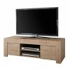 138x44x42 TV Unterschrank In Eichefarben - Karika -Lana Sales 138x44x42 tv unterschrank in eichefarben mit geraetefaechern tueren karika f