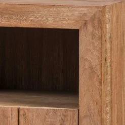 138x75x50 TV Kommode Aus Teak Massivholz - Myons -Lana Sales 138x75x50 tv kommode aus teak massivholz mit antik finish myons 04