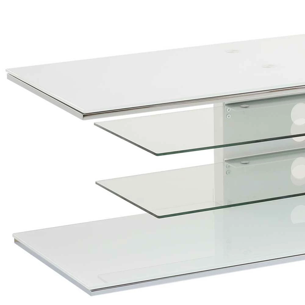 140 Cm Breites TV Rack Mit Glas - Silborca 6 140 Cm Breites TV Rack Mit Glas - Silborca – Bild 4