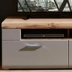 140x51x47 TV Element In Grau & Eiche - Fraguca -Lana Sales 140x51x47 tv element in grau eiche holznachbildung fraguca 02
