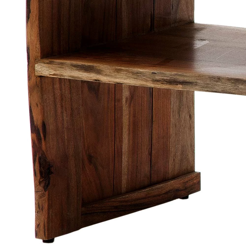 145x45x40 TV Bank Aus Akazie In Walnuss Braun - Arnia 7 145x45x40 TV Bank Aus Akazie In Walnuss Braun - Arnia – Bild 5