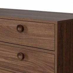 145x64x40 Mid Century Kommode In Walnuss - Essyno 12 145x64x40 Mid Century Kommode In Walnuss - Essyno -Lana Sales 145x64x40 mid century kommode in walnuss optik mt metallfuessen essyno 04