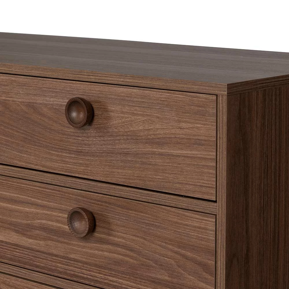 145x64x40 Mid Century Kommode In Walnuss - Essyno 7 145x64x40 Mid Century Kommode In Walnuss - Essyno – Bild 5