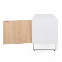 146x58x43 TV Board In Weiß Mit Eiche - Lysdanu 12 146x58x43 TV Board In Weiß Mit Eiche - Lysdanu -Lana Sales 146x58x43 tv board in weiss mit eiche touchwood lysdanu 04