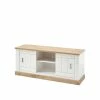 146x60x46 TV Board Im Landhausstil - Helkaska 1 146x60x46 TV Board Im Landhausstil - Helkaska -Lana Sales 146x60x46 tv board im landhausstil in weiss dekor wildeiche helkaska f