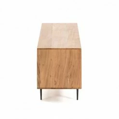 147x50x38 TV Bank 2-türig & Klappe - Olvinas -Lana Sales 147x50x38 tv bank 2 tuerig klappe aus akazie massivholz olvinas 05