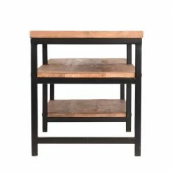149x54x45 Design TV-Tisch Aus Massivholz - Asnada -Lana Sales 149x54x45 design tv tisch aus massivholz und metall in natur schwarz asnada 02